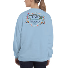 Load image into Gallery viewer, Tommy Coconut LIVE THE HAPPY ISLAND LIFE Unisex Sweatshirt