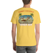 Load image into Gallery viewer, Tommy Coconut BIKER BAR Short-Sleeve Unisex T-Shirt