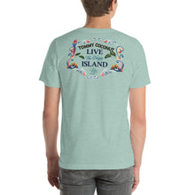 Load image into Gallery viewer, Tommy Coconut LIVE THE HAPPY ISLAND LIFE Short-Sleeve Unisex T-Shirt