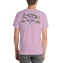 Load image into Gallery viewer, Tommy Coconut LIVE THE HAPPY ISLAND LIFE Short-Sleeve Unisex T-Shirt
