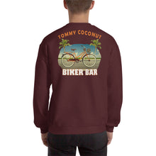 Load image into Gallery viewer, Tommy Coconut BIKER BAR Unisex Sweatshirt
