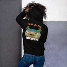 Load image into Gallery viewer, Tommy Coconut BIKER BAR Unisex Hoodie