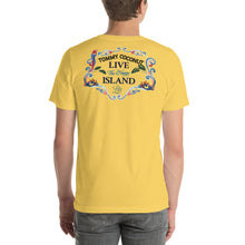 Load image into Gallery viewer, Tommy Coconut LIVE THE HAPPY ISLAND LIFE Short-Sleeve Unisex T-Shirt