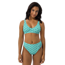 Load image into Gallery viewer, Tommy Coconut Palm Tree Recycled high-waisted bikini
