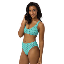 Load image into Gallery viewer, Tommy Coconut Palm Tree Recycled high-waisted bikini
