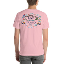 Load image into Gallery viewer, Tommy Coconut LIVE THE HAPPY ISLAND LIFE Short-Sleeve Unisex T-Shirt
