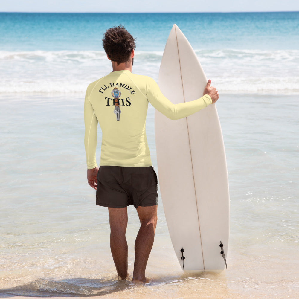 Tommy Coconut I'LL HANDLE THIS Men's Rash Guard