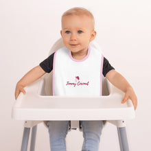 Load image into Gallery viewer, Tommy Coconut Embroidered Baby Bib
